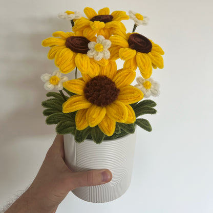 Sonnenblumen - Topf